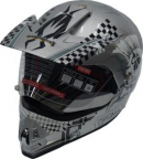 Каска STREET MOTO Punk-G Silver Каска STREET MOTO Punk-G Silver